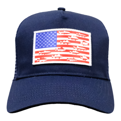 Lake&Lure Patriot Fish Patch Hat (5-Panel)