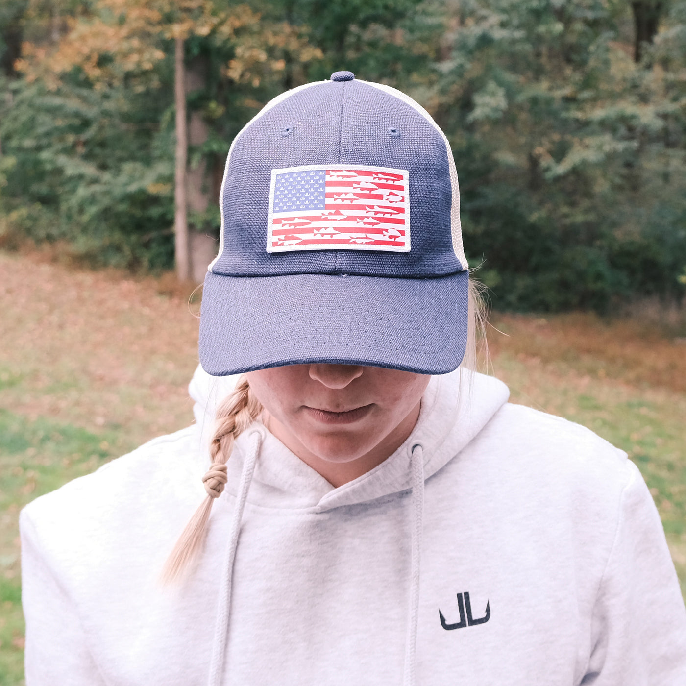 Lake&Lure Patriot Fish Hemp Hat