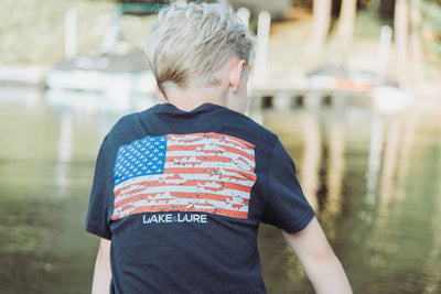 Patriot Fish Blend Tee - Kids