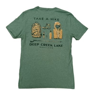 Deep Creek Lake Take A Hike Blend Tee - Unisex