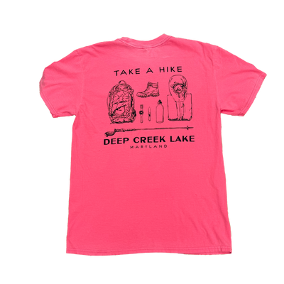 Deep Creek Lake Take a Hike Garment Dyed Tee - Unisex